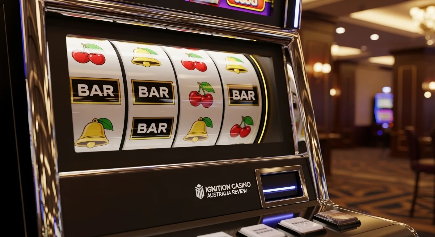 Player using Ignition Casino